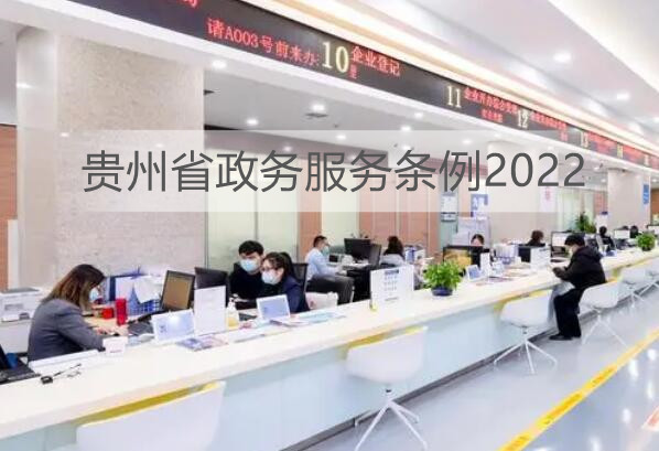 贵州省政务服务条例2022