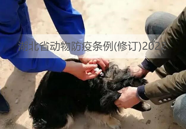 湖北省动物防疫条例(修订)2022