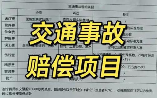 2025年广东省交通事故赔偿标准最新